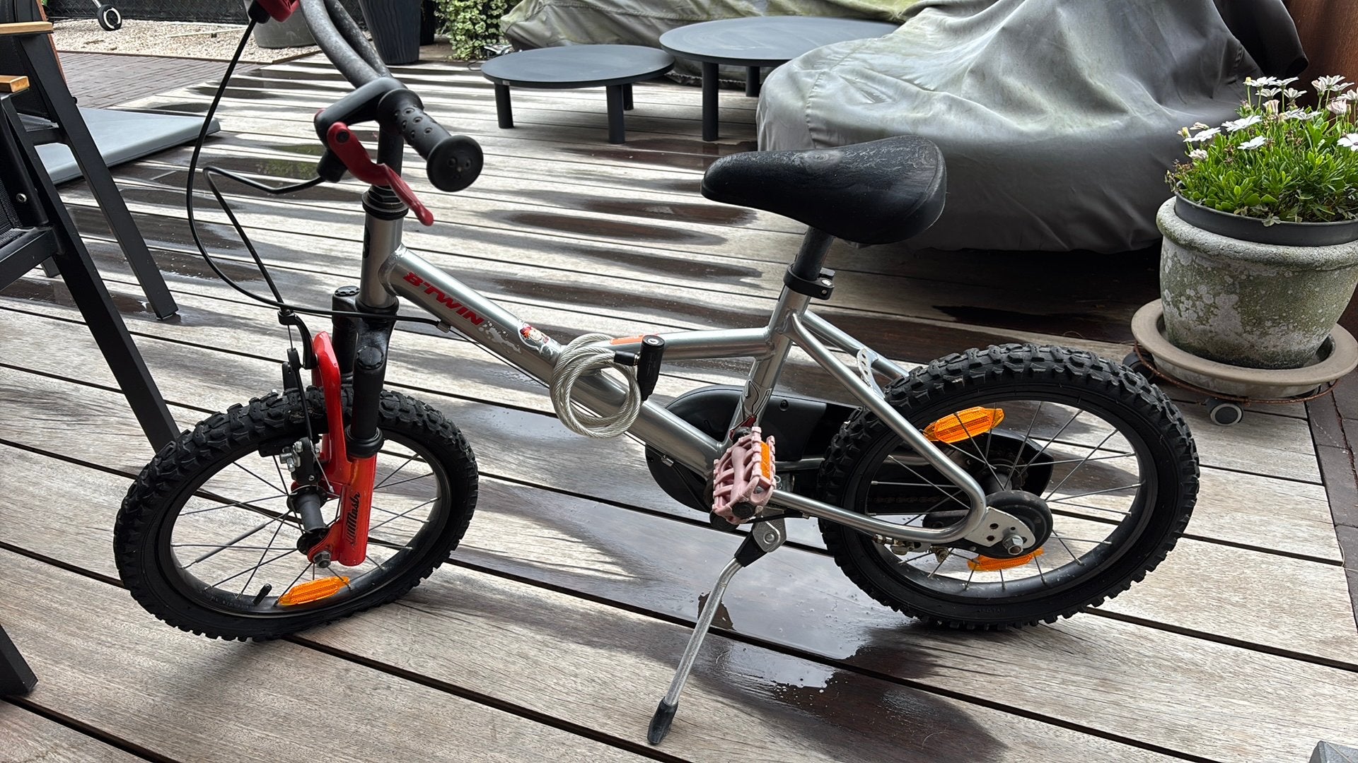 Kinderfiets 12 inch, Ophalen, Zijwieltjes, Gebruikt, Minder dan 16 inch