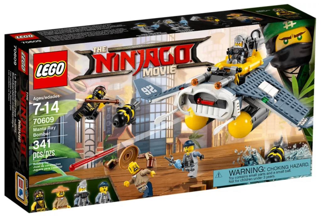 LEGO 70609 Ninjago Movie Manta Ray Bomber – Neuf – Retired, Nieuw, Ophalen of Verzenden, Compleet, Lego