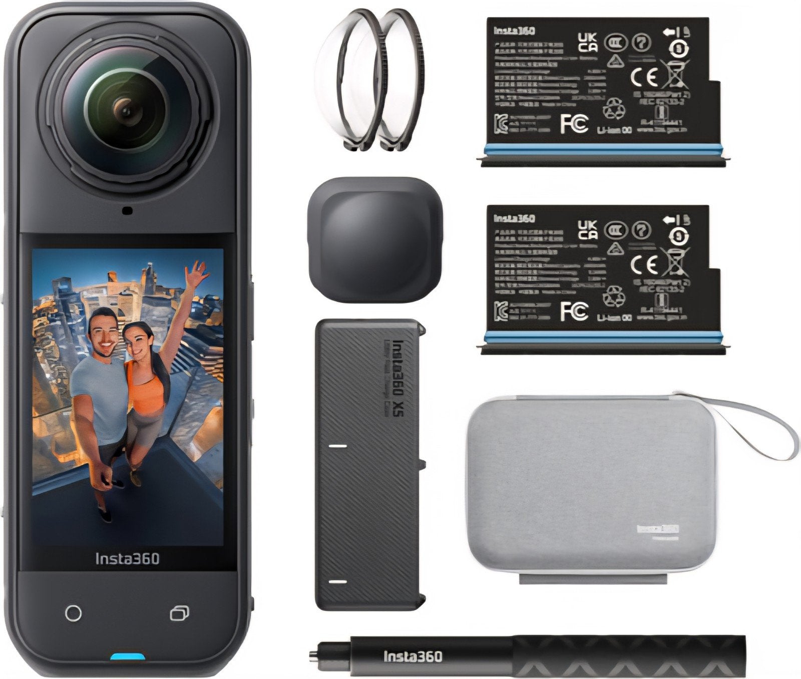 Insta360 x5 met accessoires, Audio, Tv en Foto, Actiecamera's, Ophalen