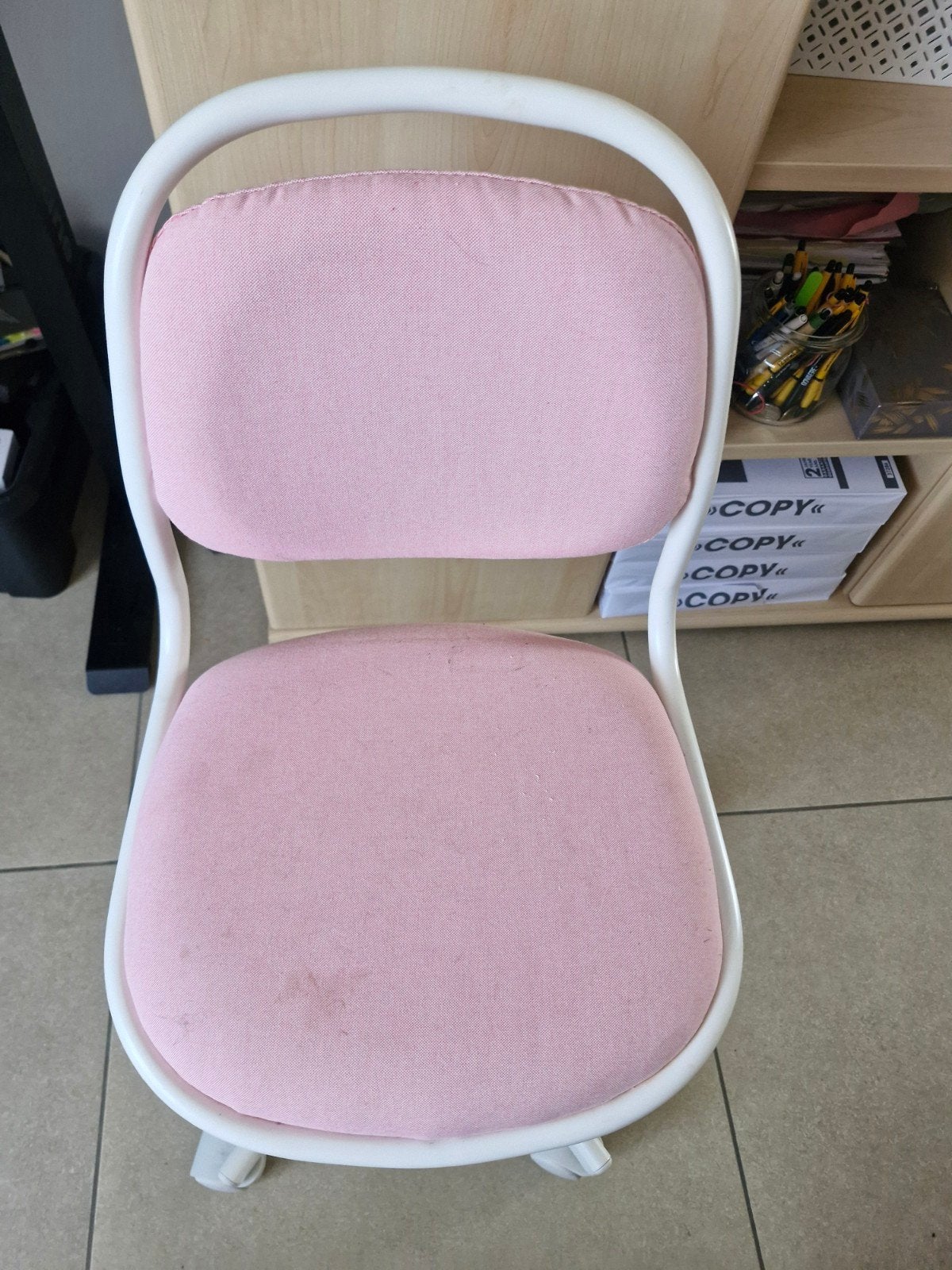 kinder bureaustoel, Ophalen, Gebruikt, Roze, Bureaustoel