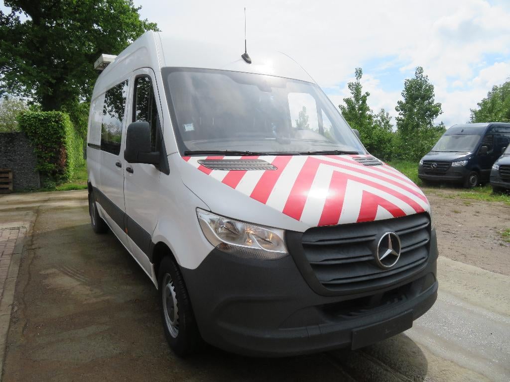 Mercedes sprinter 314cdi - 162.111km - 2019 - ingericht - €6, Auto's, Bestelwagens en Lichte vracht, Stof, Euro 6, 4 cilinders