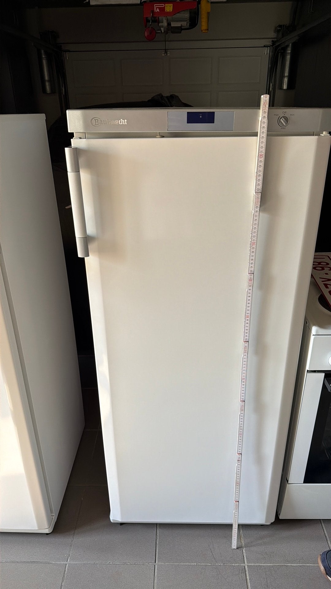 Koelkast kast Bauknecht 140 cm hoog en 59 cm breed, Electroménager, Congélateurs, Congélateur, Classe énergétique A ou plus économe