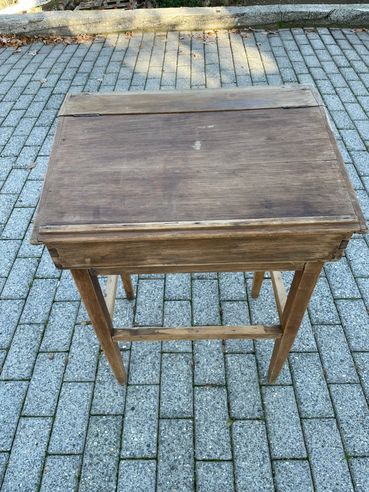 Ancien pupitre d’ecolier,de comptoir Vintage, Enlèvement