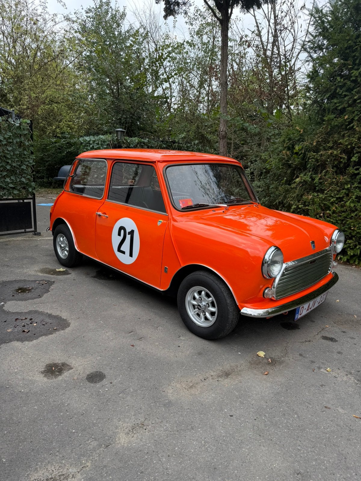 Austin mini 1974, Enlèvement
