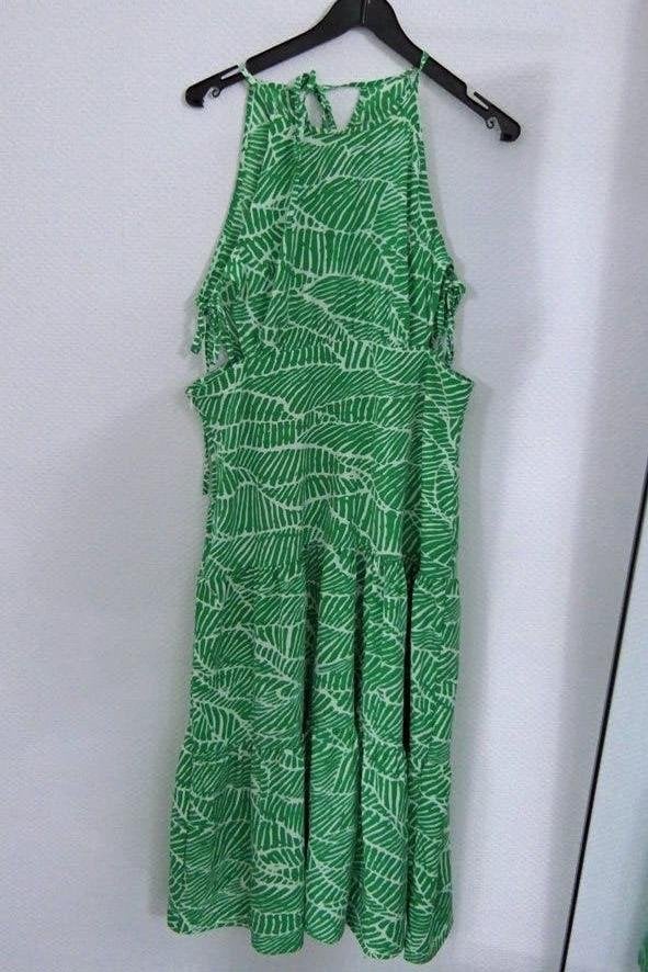 groene lange jurk, Kleding | Dames, Ophalen, Maat 42/44 (L)
