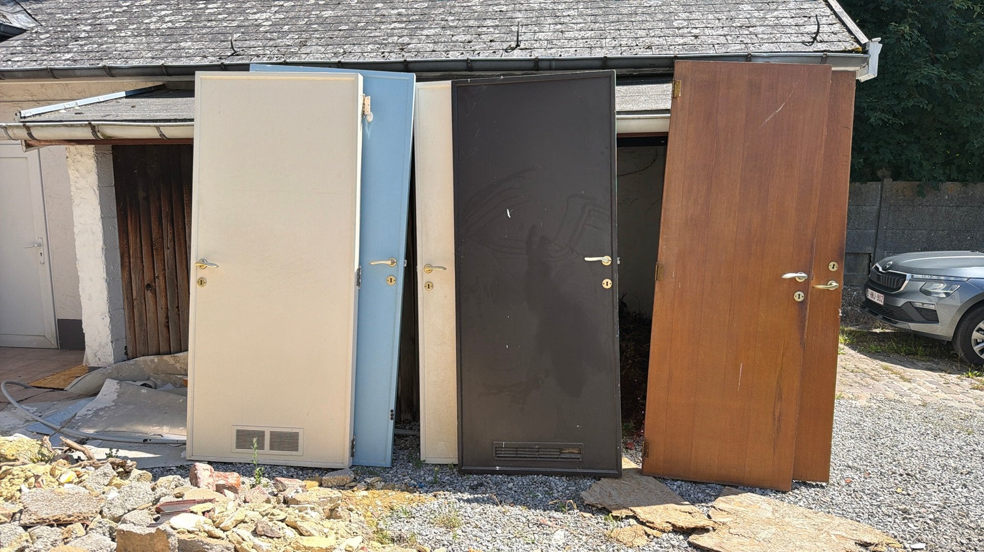 Portes bois à donner, Ophalen, Gebruikt, Hout