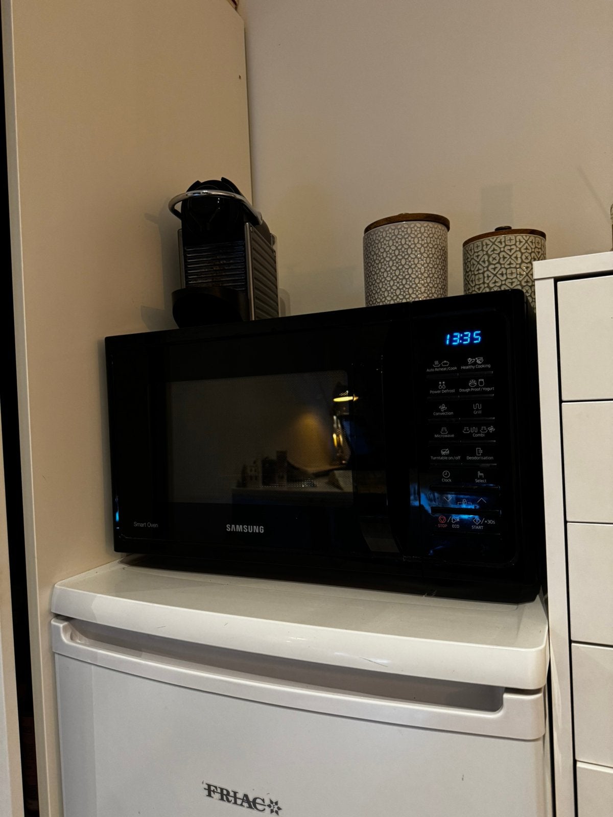 Combi oven Samsung, Ophalen, Gebruikt, Vrijstaand, Combi-microgolfoven