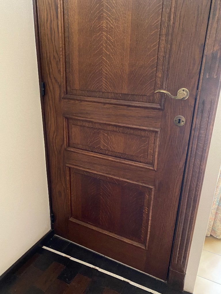 4 portes intérieures en ardoise avec cadre, Porte intérieure, Enlèvement, Bois, 200 à 215 cm