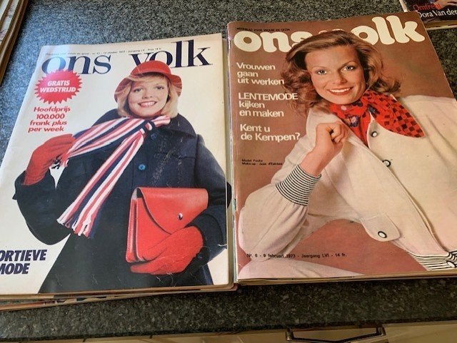 Oude tijdschriften van begin jaren 70, Livres, Enlèvement, Utilisé, Magazine féminins