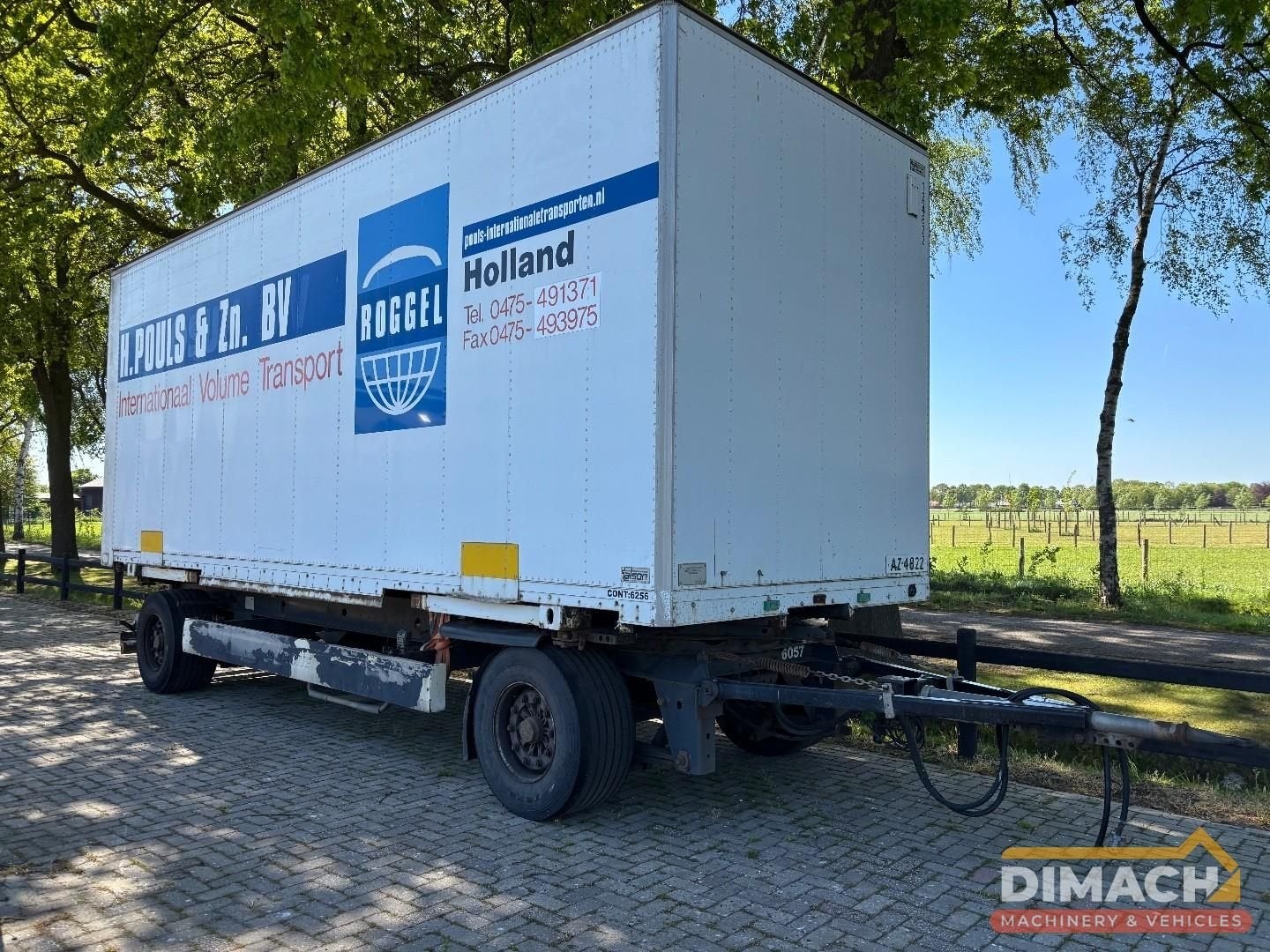 Krone AZ Luchtvering - wisselsysteem aanhanger + BDF meubel, Bedrijf, Te koop, Aanhangers en Opleggers