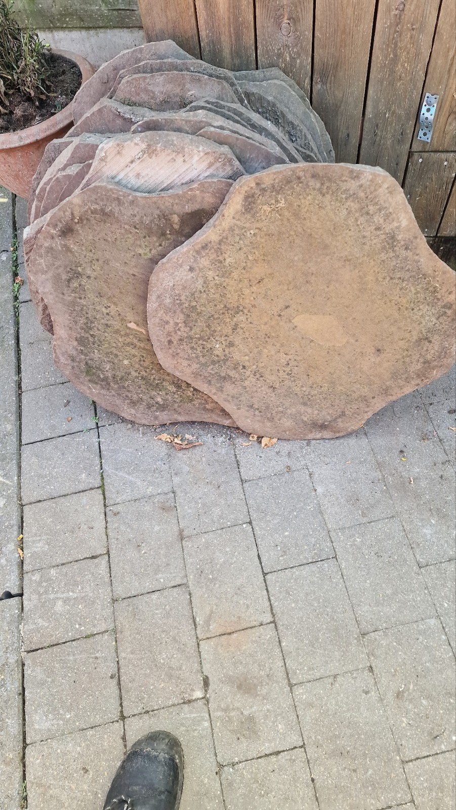 betonnen stapstenen, Huis en Inrichting, Ophalen
