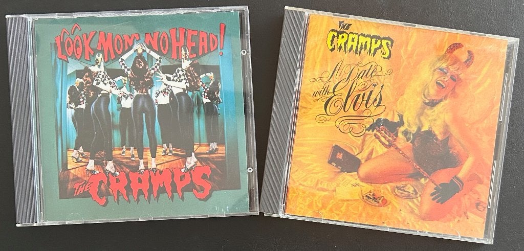 CRAMPS - A date with Elvis & Look mom no head! ( 2 CDs ), Envoi, Comme neuf, Pop rock