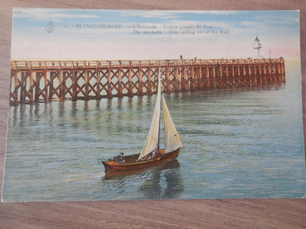 postkaart Blankenberge l Estacade, Verzamelen, Verzenden, 1920 tot 1940, Ongelopen, West-Vlaanderen