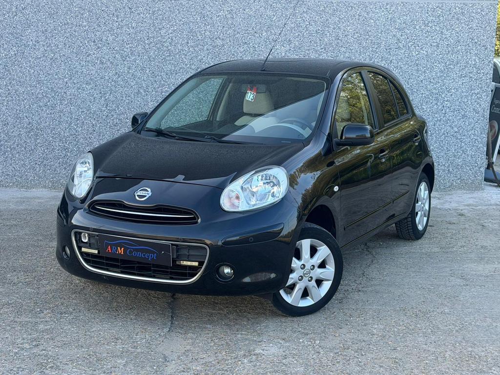 Nissan micra 1.2 essence 09/2012 *EURO 5* Garantie 12 mois, Auto's, Voorwielaandrijving, Euro 5, Stof, Beige