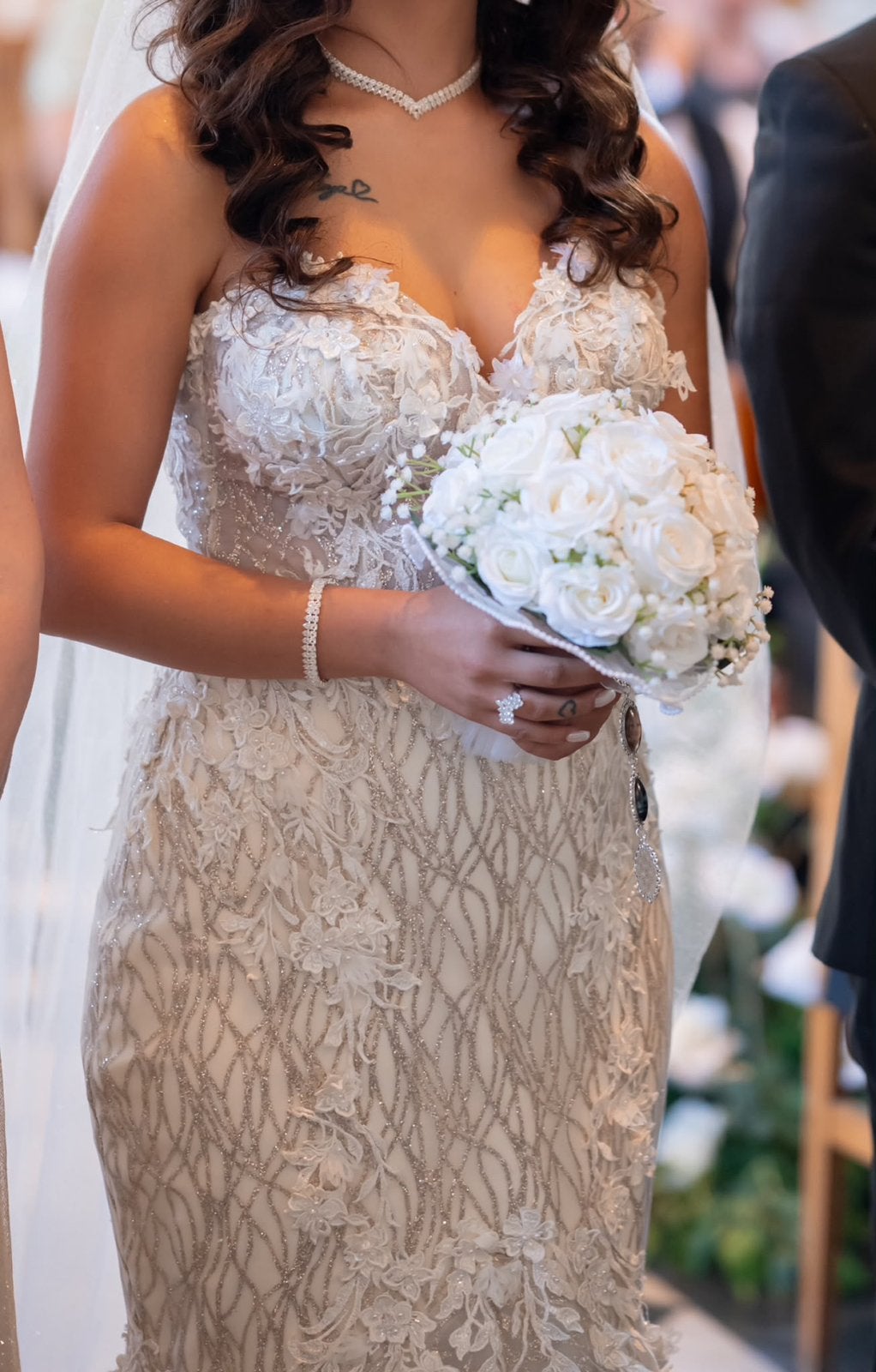 Robe de mariée sirène – Taille 36/38, Enlèvement ou Envoi, Comme neuf, Robe de mariée