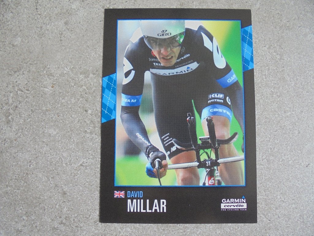 Wielerfoto David Millar, Verzenden