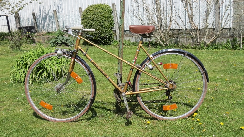 Peugeot damesfiets, Fietsen en Brommers, 28 inch, Gebruikt, 10 tot 15 versnellingen, Velgrem