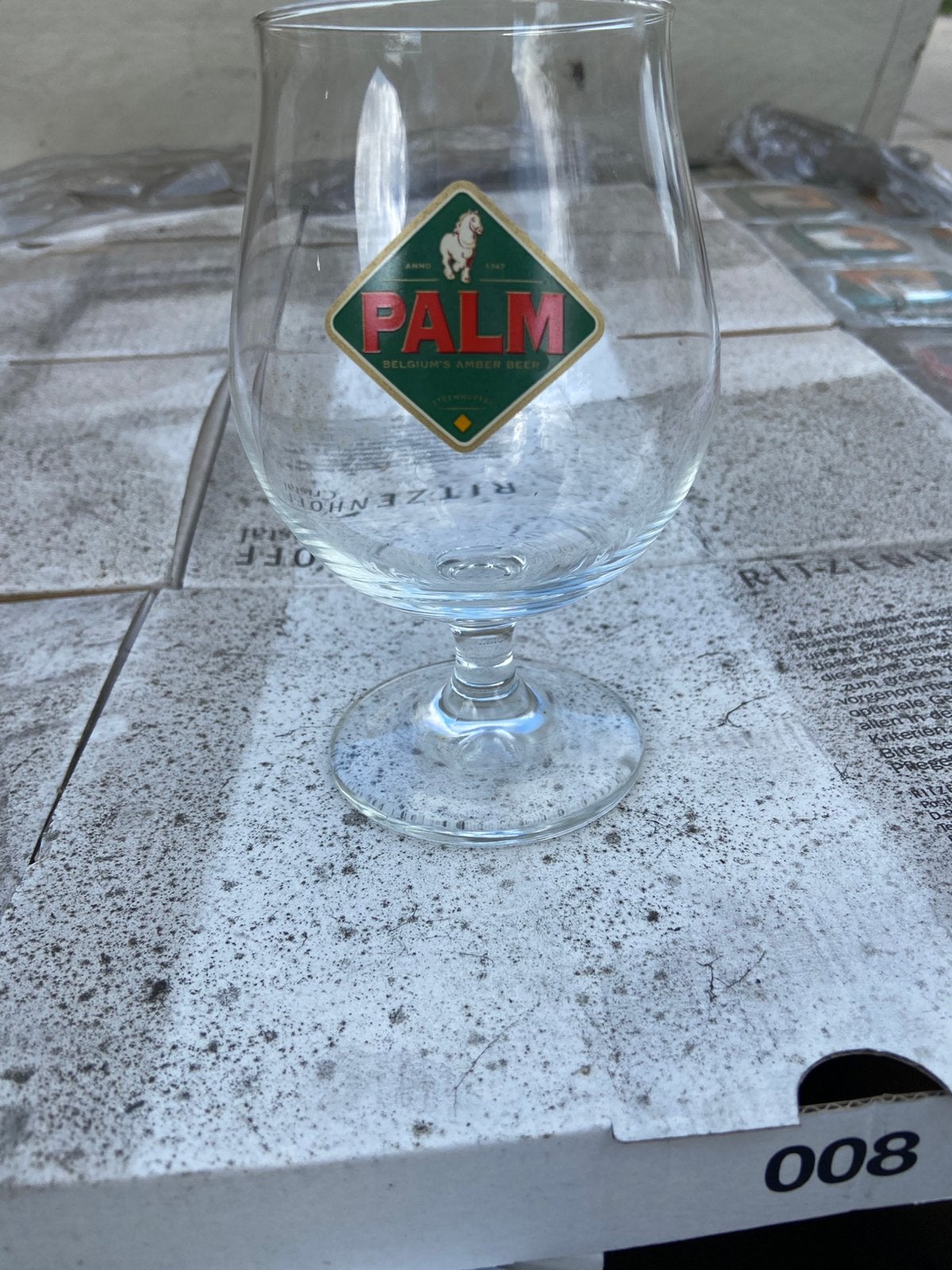 Verres à bière Palm 33cl - 240 pièces, Collections, Enlèvement, Comme neuf, Palm