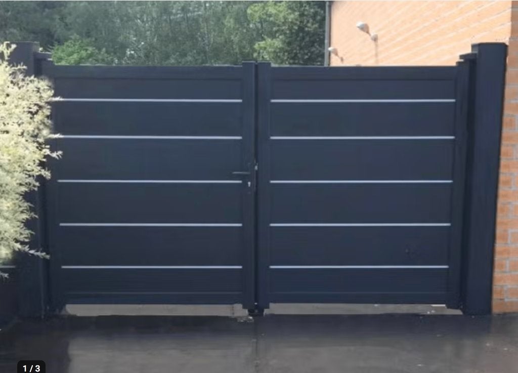 draaipoort aluminium ARONA, Ophalen, Gebruikt, Aluminium, Draaipoort