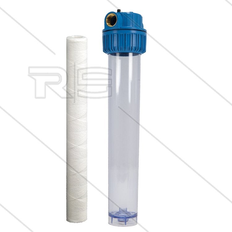 Patroonfilter 20 inch met Transparant Glas, Verzenden