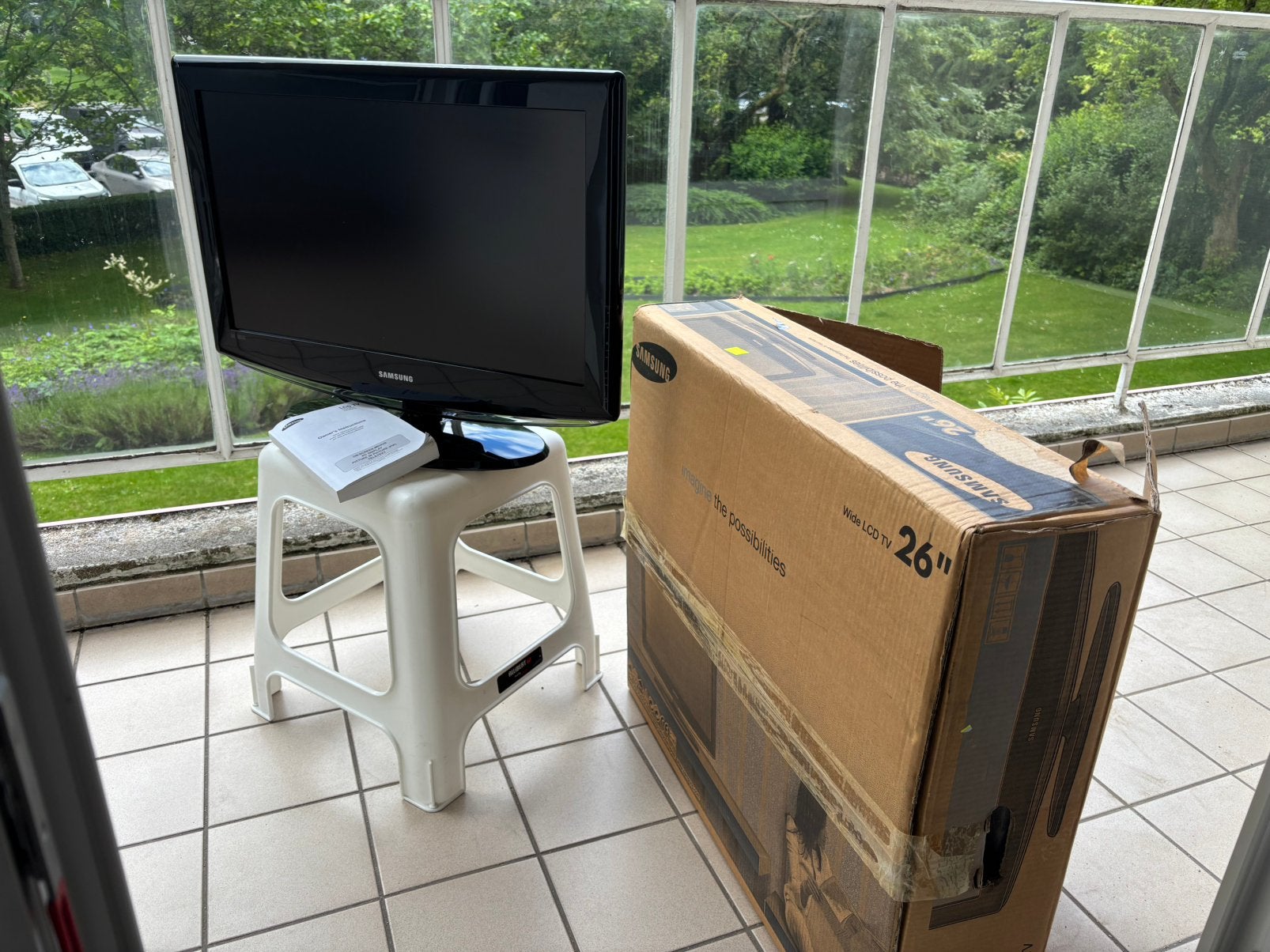 WIDE LCD TV 26’’ SAMSUNG + mode d’emploi, TV, Hi-fi & Vidéo, Télévisions, 60 à 80 cm, LCD, Comme neuf, Enlèvement