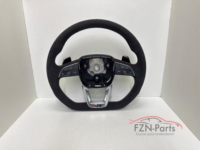 Audi RSQ8 SQ8 Q8 4M Stuur Stuurwiel plat Alcantara MF+F1+Vie, Ophalen of Verzenden, Gebruikt