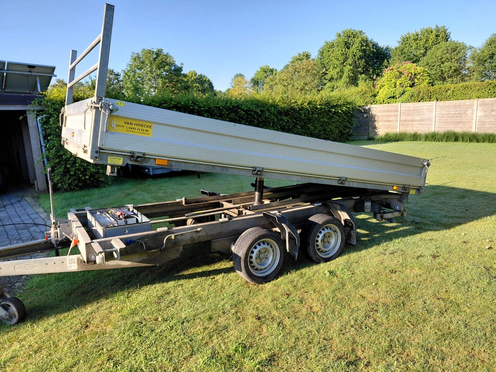 elektr 3 kanten kipper Bockmann 3500kg, Ophalen, Zo goed als nieuw