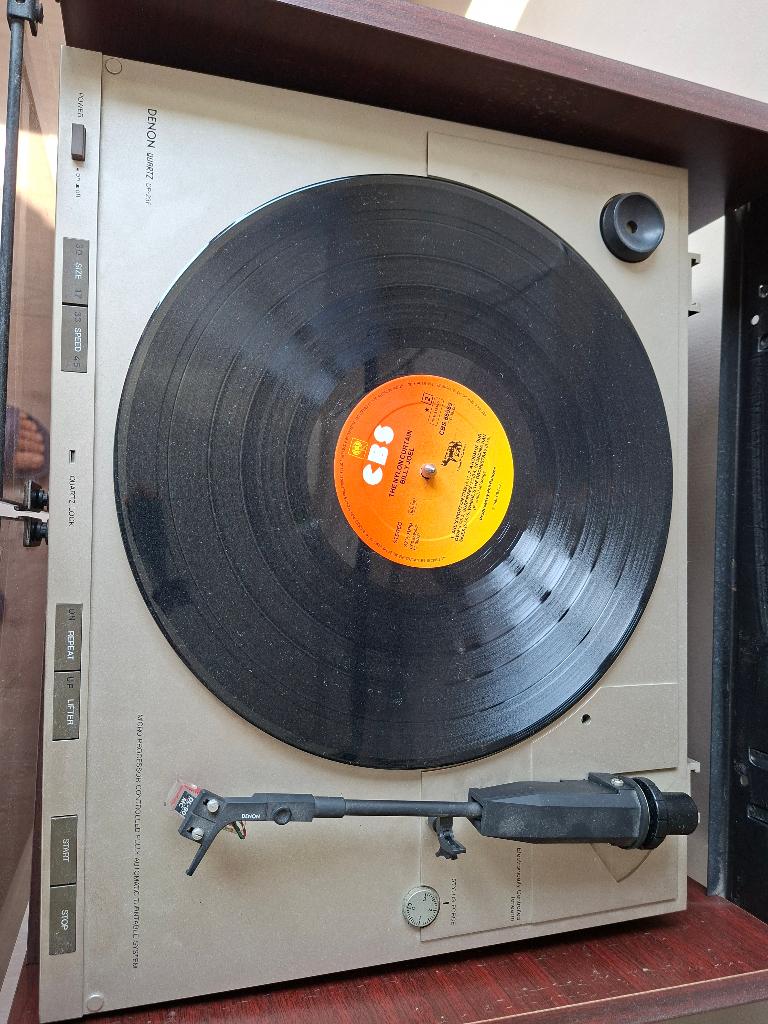 platenspeler / amplifier Denon met kast, Ophalen, Gebruikt, Platenspeler, Overige merken