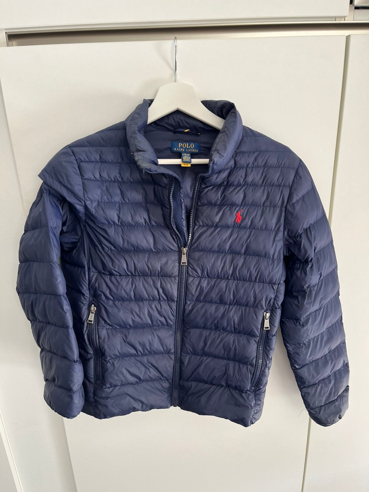 Echte ralph lauren jas (blauw), Ophalen, Zo goed als nieuw, Blauw