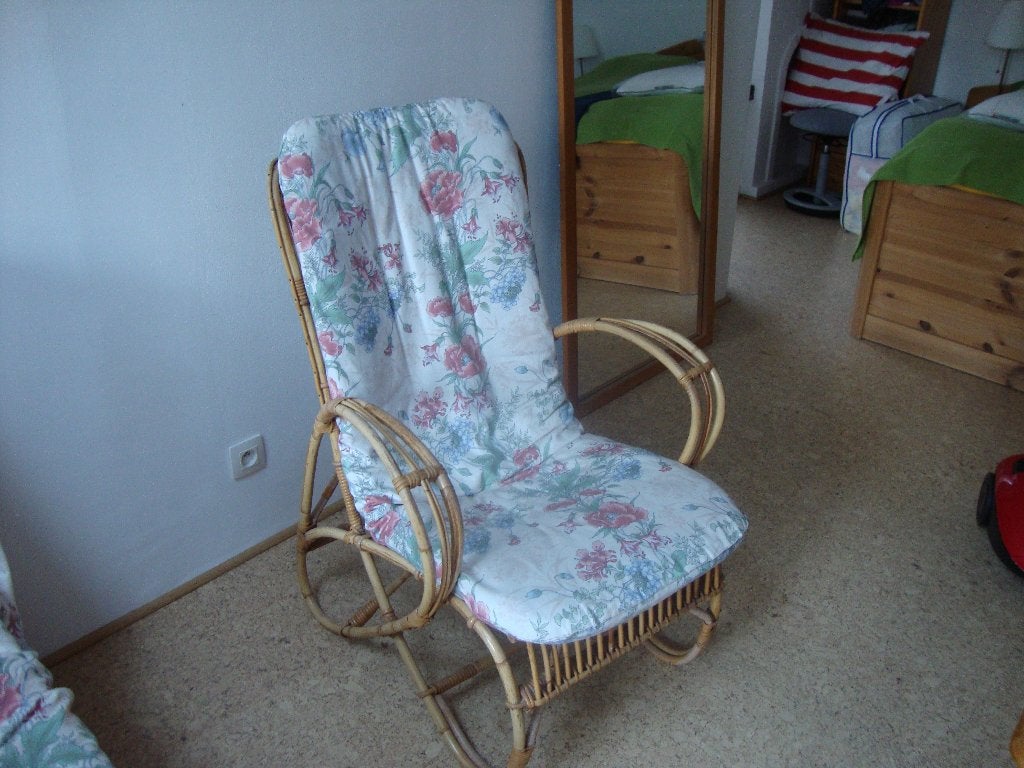 bamboe zetel, Ophalen, Gebruikt, Riet of Rotan
