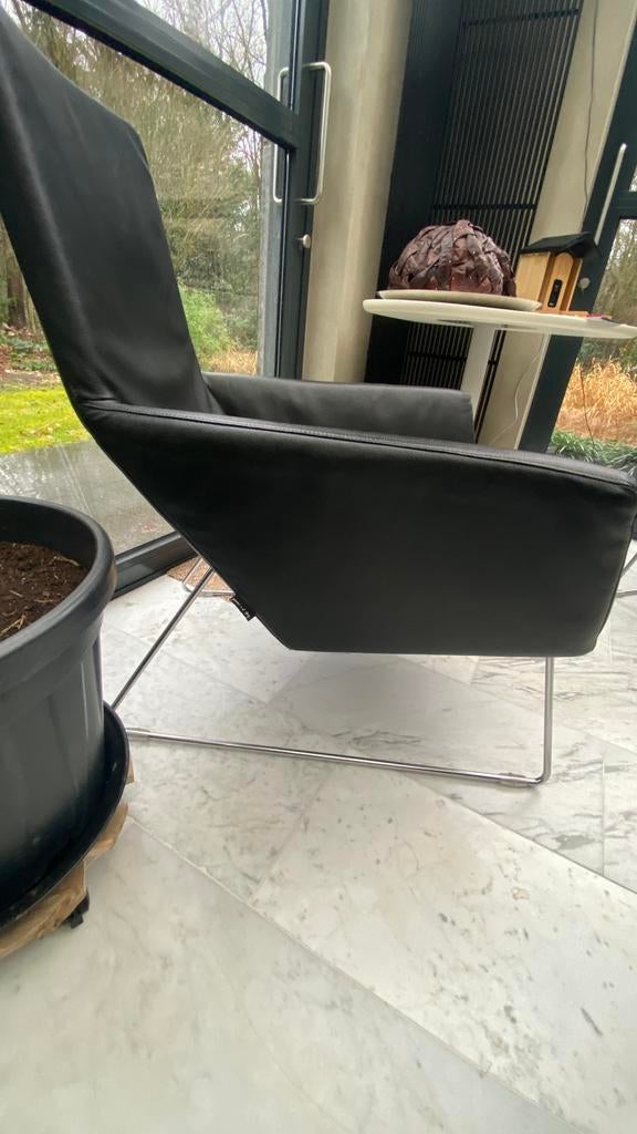 4 x Fauteuil Gerard vd Berg DON et table MINOTTI, 75 à 100 cm, Minimalisme, Comme neuf, Enlèvement