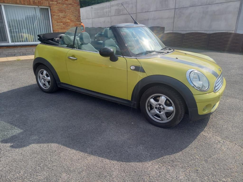 Mini cabrio benzine bj 2010, Particulier, Airconditioning, Cabrio, Te koop