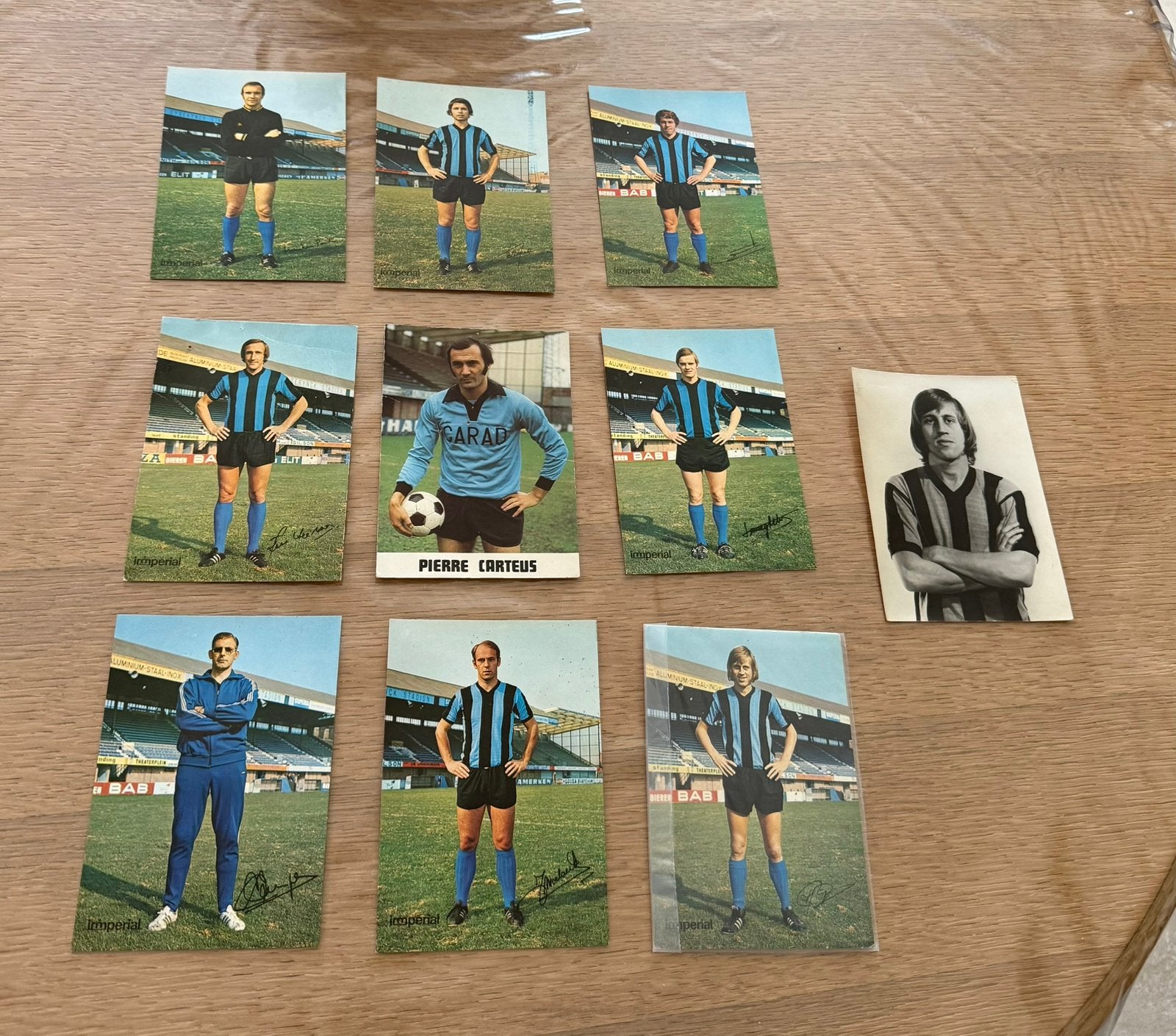 Lot Oude Spelerskaarten Club Brugge, Ophalen of Verzenden, Zo goed als nieuw