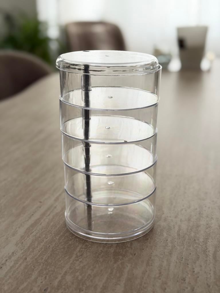 Boîte rangement à compartiment plexi transparent, Enlèvement ou Envoi, Comme neuf, Autres couleurs, Rigide