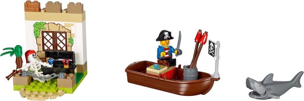 LEGO Pirates 3 10679 Pirate Treasure Hunt, Lego, Zo goed als nieuw, Complete set, Compleet