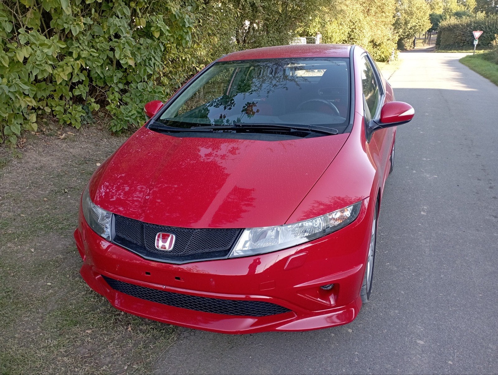 Honda civic type R jaar 2009 keuring ok, Auto's, Voorwielaandrijving, Stof, Zwart, 4 cilinders