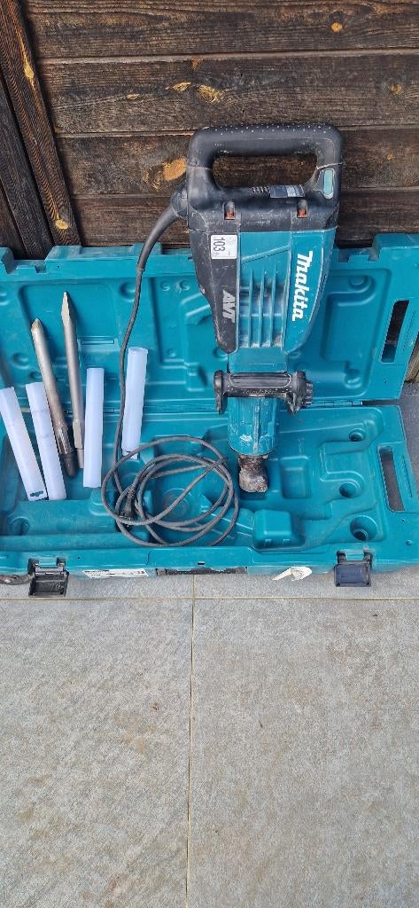 Makita HM1317C Breekhamer/Sloophamer  Koffer Beitel, Doe-het-zelf en Bouw, Ophalen, Gebruikt