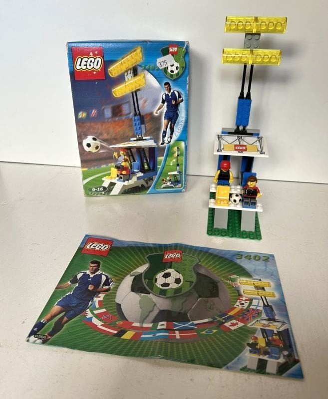 Lego Sports - Voetbal Podium met lichten - 3402, Gebruikt, Inclusief instructies, Overige thema's, Lego