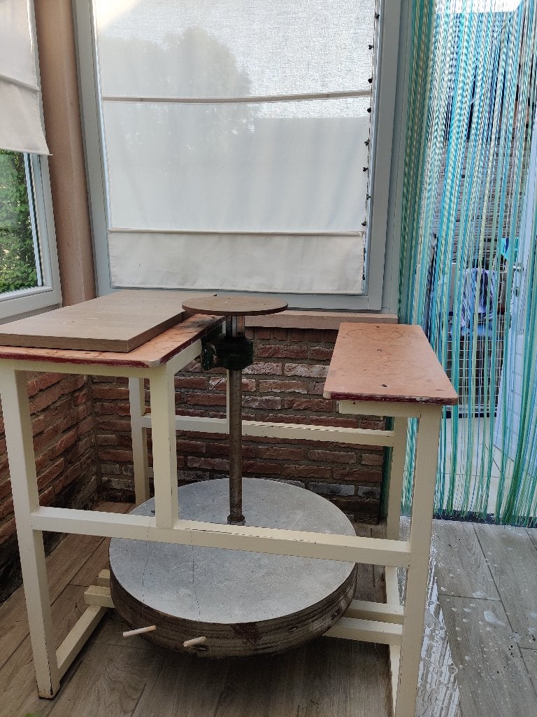 Schopschijf, Hobby en Vrije tijd, Pottenbakken, Ophalen, Gebruikt
