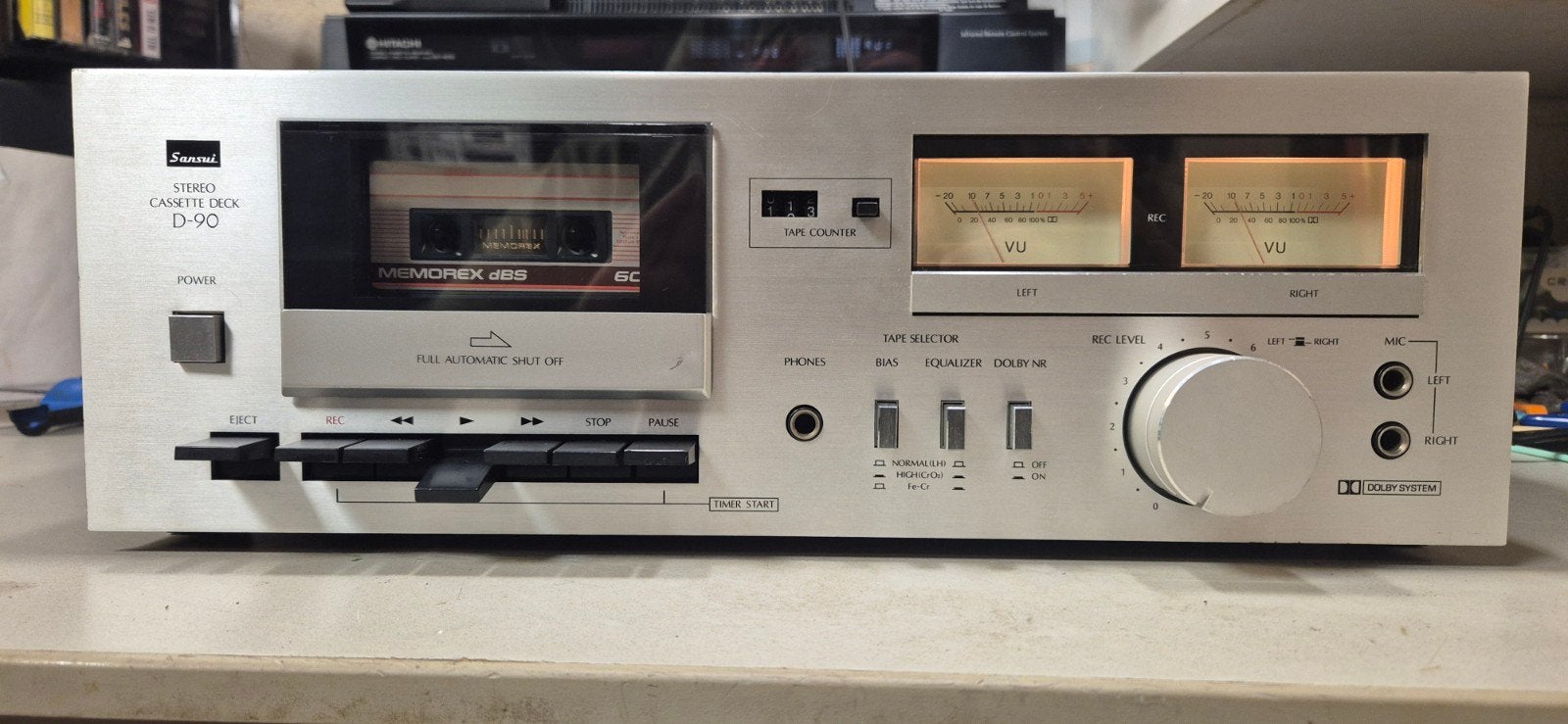 Dek Sansui D-90, Ophalen of Verzenden, Enkel, Overige merken, Tape counter