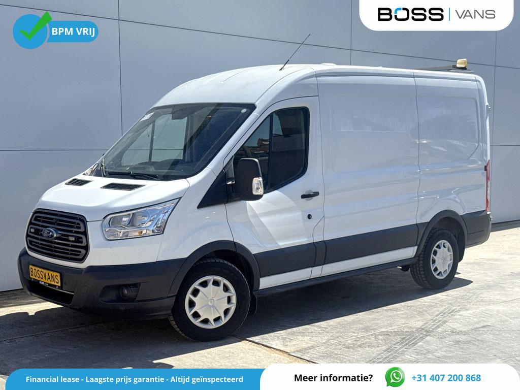 Ford Transit 2.0 TDCI 130PK L2H2 Airco Cruise Control Parkee, Autos, Cuir, Achat, Entreprise, 2 places
