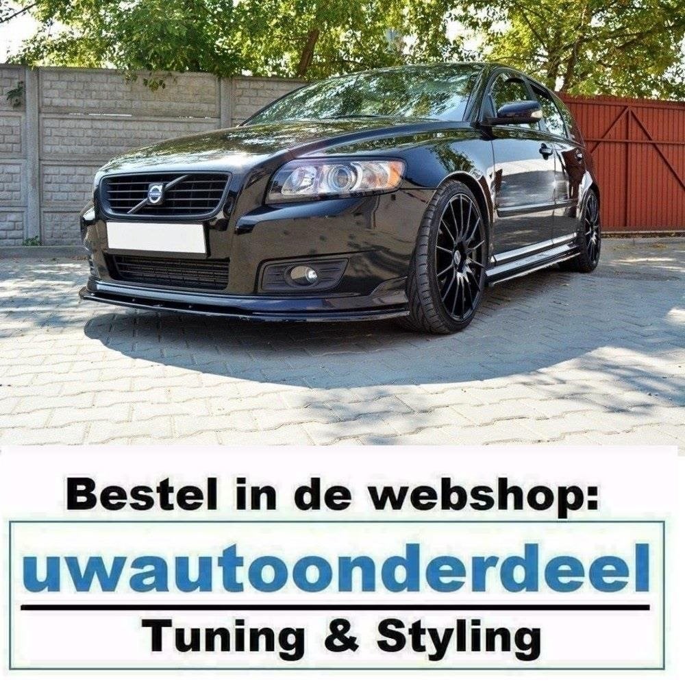 Maxton Design Spoiler Lip Splitter Voor Volvo V50 R Design, Verzenden