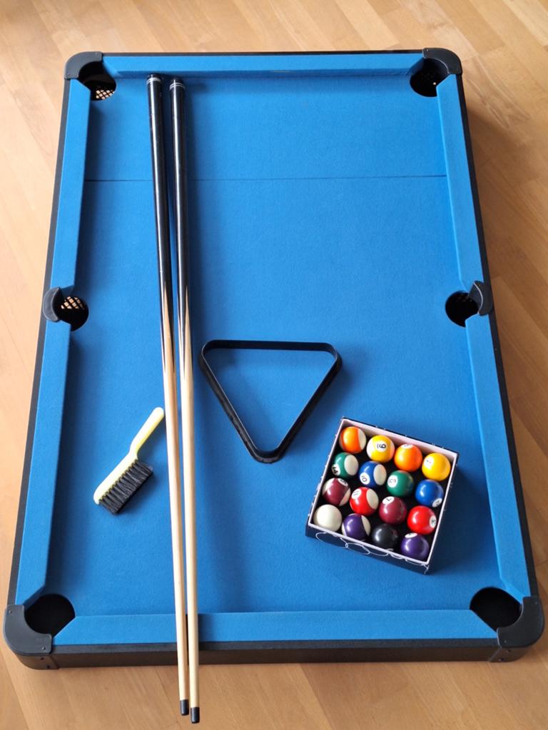 Pooltafel om op tafel te zetten, Sport en Fitness, Biljarten en Poolen, Ophalen, Pooltafel