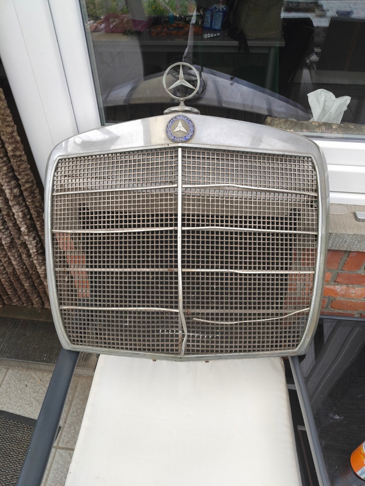 Calandre avant chromée pour Mercedes W108 W109 1965-1973, Enlèvement
