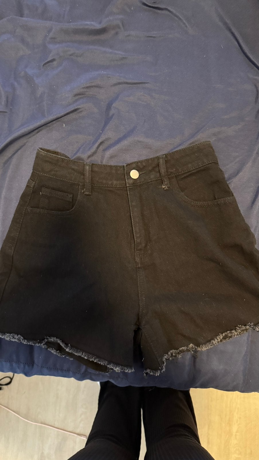 Zwart spijkerbroekje, Kleding | Dames, Spijkerbroeken en Jeans, Verzenden, Zo goed als nieuw, Zwart, Overige jeansmaten