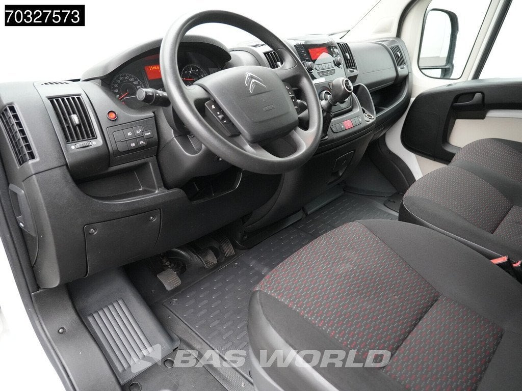 Citroën Jumper 130pk Laadklep Bakwagen Airco APK 01-2027 Eu, Auto's, Euro 5, Stof, Gebruikt, 4 cilinders