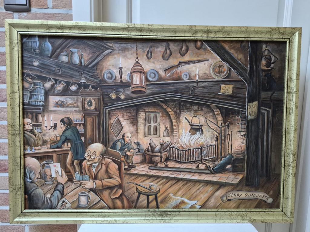 schilderij  Jerry Quidousse, Ophalen