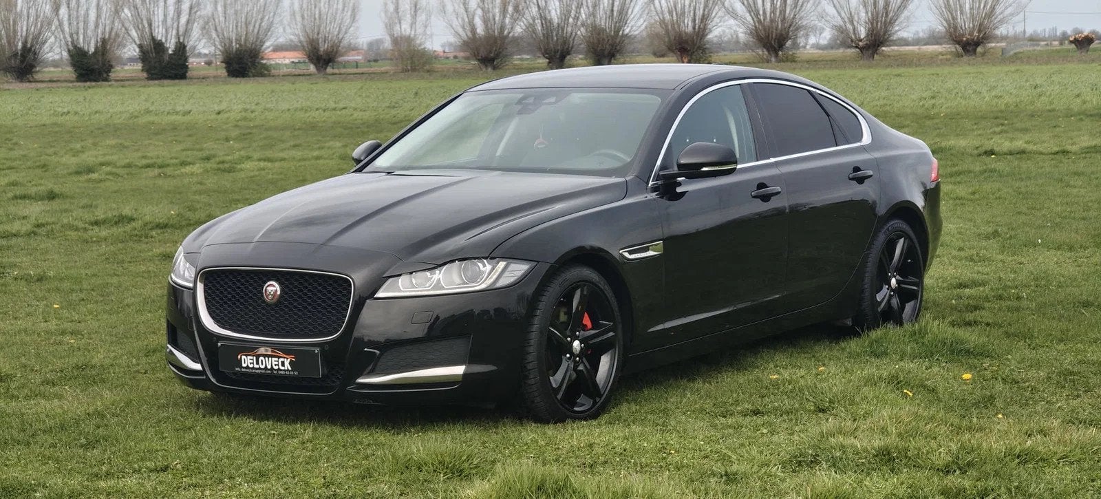 Jaguar XF Sport (bj 2017, automaat), Automaat, Gebruikt, Zwart, 4 cilinders