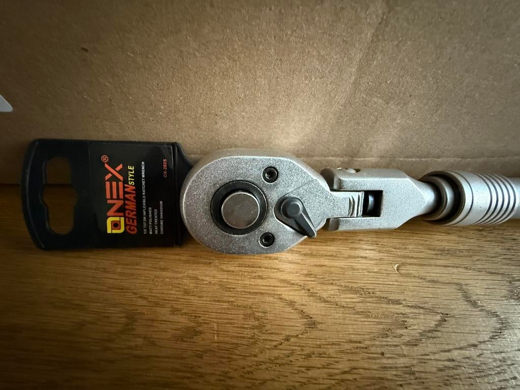 Onex uitschuifbare knikbaar ratel 1/2'' - 72 tanden, Ophalen of Verzenden, Nieuw