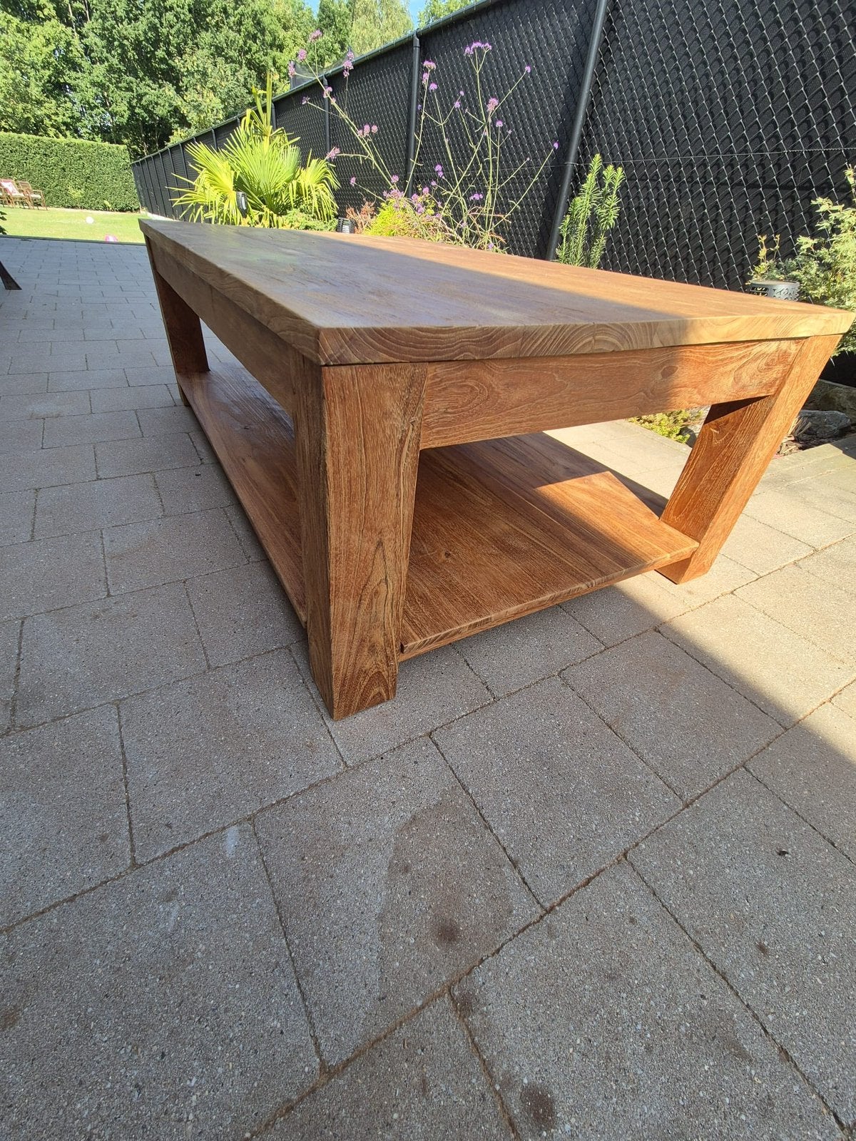 Teak salontafel, Ophalen, Zo goed als nieuw